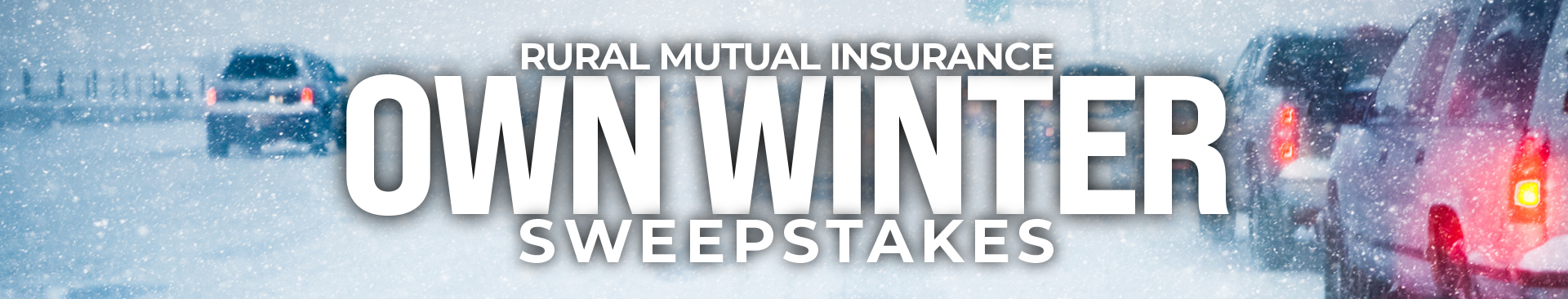 own winter sweepstakes banner